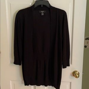 Black sweater cardigan